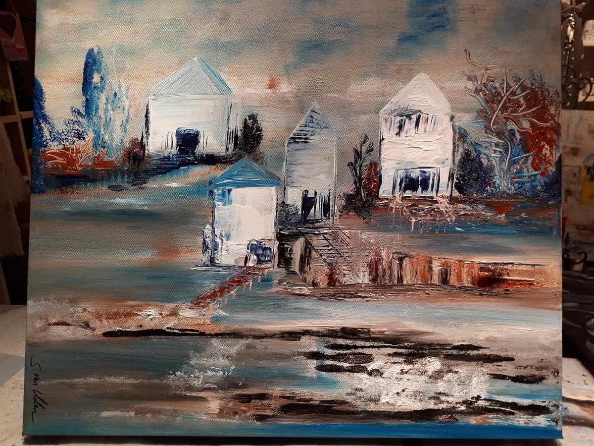 Dorf am Wasser